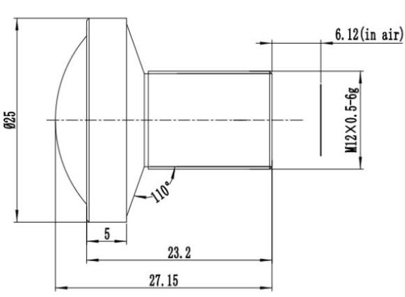 4.2mm m12 2MP Bildfehler s Linse F1.8 nicht bringen cctv-Brettlinse für 1/1.8 ″ Sensor an