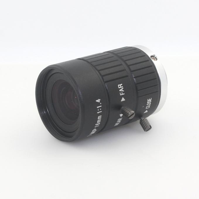 HD 10MP Berg C der Überwachungskamera-Linsen-16mm der Öffnungs-F1.4 für Überwachungskamera oder industrielle Mikroskopstraßenüberwachung