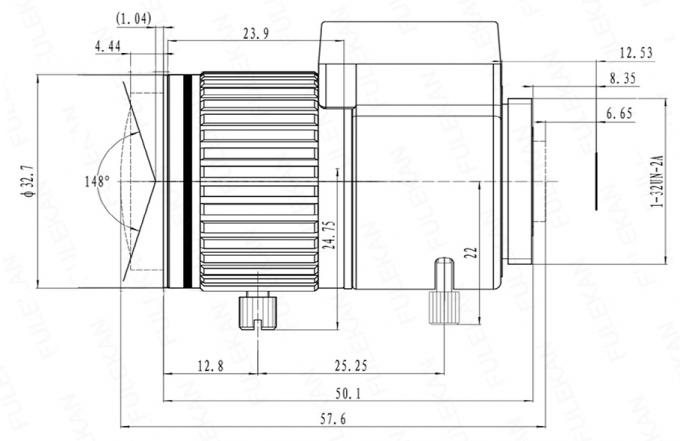 5,0 iris HD Megapixel Selbstüberwachungskameralinse der Überwachungskameralinse 2.8-12mm/varifocal IR HD/manuelles lautes Summen u. Fokus CS F1.6