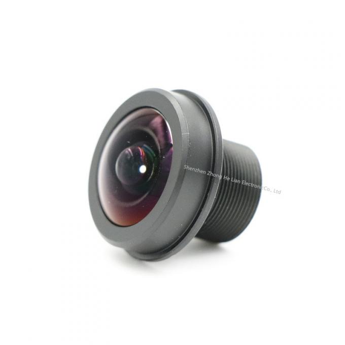 1.55mm Linse 5,0 Weitwinkel-180 Grad MTV M12 x 0,5 MegaPixel bringen Infrarotnachtsicht Fisheye-Linse für CCTV-Sicherheit an