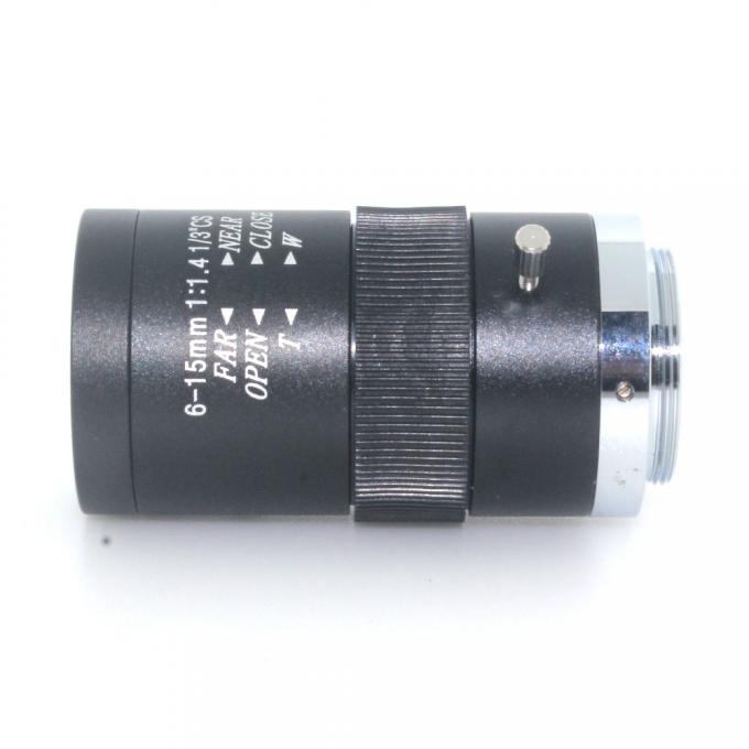 Cctv-Linse 6-15mm, cctv-Kameraobjektiv CS-Linse Iris F1.4 Varifocal manuelle, Linse für Überwachungskamera-Überwachungskameras