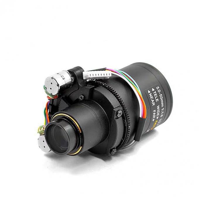 Langstreckenansicht der Motor5megapixel Varifocal Linsen-5-50mm des Berg-D14 mit motorisiertem lautem Summen und Fokus für Kamera 5MP AHD/IP