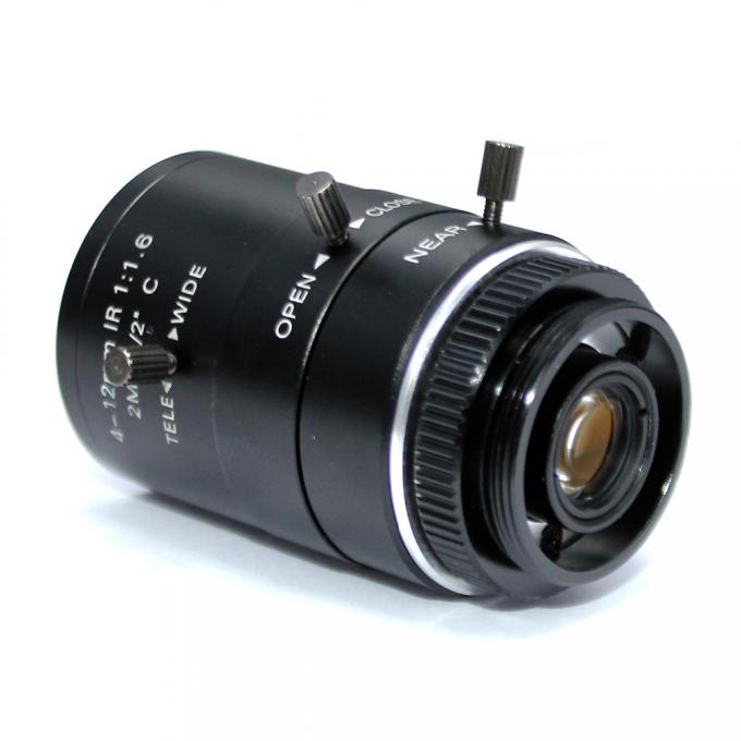 LINSE C 2MP 4-12mm IR CCTV-Linse Iris Mega- Linse Pixels HD des Berg-2,0 industrielle Vari-fokale manuelle für Überwachungskamera