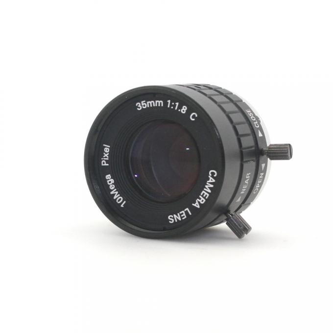 10MP 35mm Berg-Linse der Linsen1:1.8 HD industrielle Kamera manuelle IRIS Fokus-Linsen-C für Überwachungskamera-industrielles Mikroskop