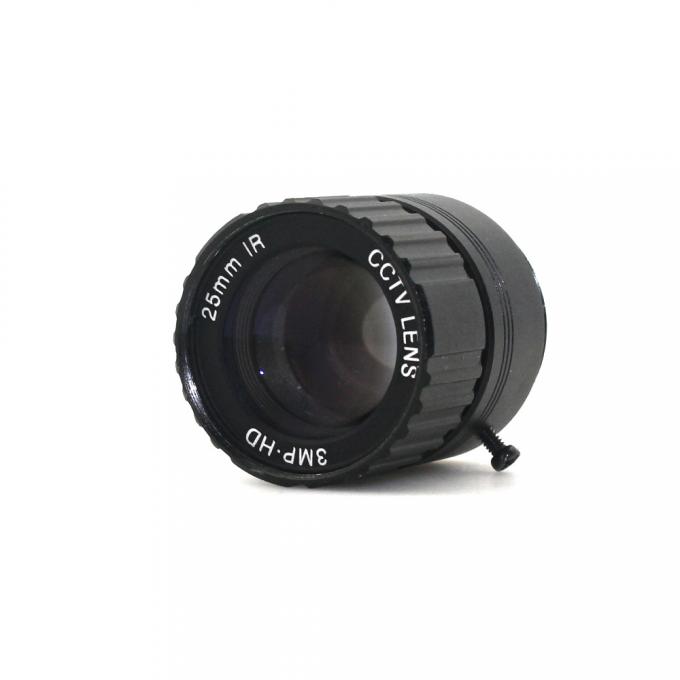 25mm Linse CS 3MP 14 Grad IR-Überwachungskamera-Linse für Kameras HD IP AHD HDCVI SDI