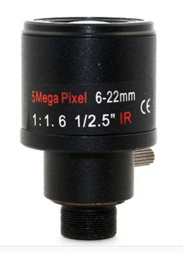 Linse M12 5MP HD 6-22mm manuelles Sicherheitsmonitor Kameraobjektiv lauten Summens für cctv-IP-Kamera und Kamera Linse M12 5MP HD 6-22mm manuelles Sicherheitsmonitor Kameraobjektiv lauten Summens für cctv-IP-Kamera und Kamera