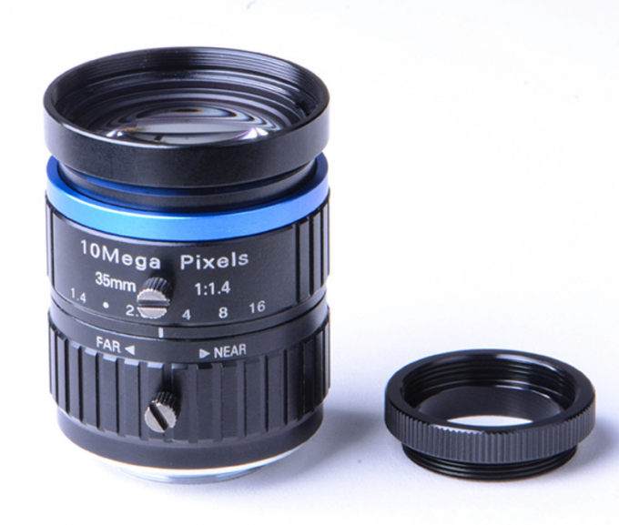 35mm 10MP High Resolution Lens 1/1.8 HD manueller IRIS Focus C Berg für Überwachungskamera-industrielles Mikroskop
